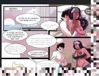 Steven Folla El Mojado y Peludo Coño de la Dra. Maheswaran - Steven Universe Hentai