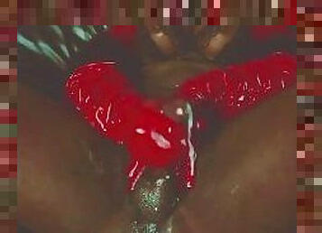 Black Tranny Bust 2 Messy Nuts!, Full Vid on JustFor.Fans