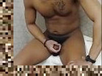 CAUGHT JERKING IN THE LOCKER ROOM!