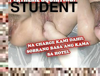 NURSING STUDENT na SOBRA MAG SQUIRT... MAY Charge nanaman kami sa Hotel dahil sa kama ????