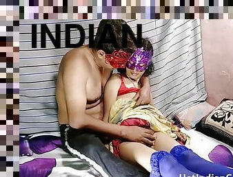 Hot Indian Couple Fucking After Party Sexy Bhabhi In Yellow Saree