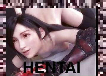TIFA LOVE TO BE FUCKED WHEN SHE PLAYING FAVORITE GAME  FINAL FANTASY HENTAI ANIMATION