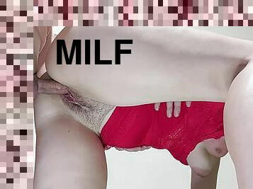 Milf With Floppy Tits Loves Cum Deep Inside