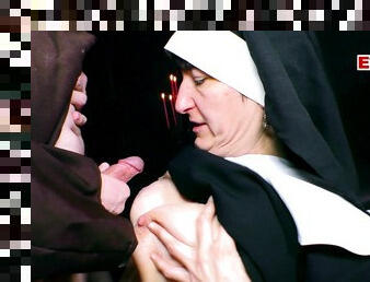 Mature german nun seduced for sex