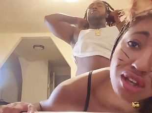 I became a nasty lil hoe Daddy no mercy in the asshole fuck
