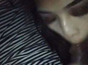Amateur Asian Sucks Bbc In Car