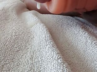 Cumming in a pocket pussy