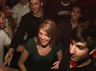 Horny Babes Enjoy Making Out And Licking Feet At A Nasty Party