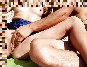Hard Fuck Fingers Sexy Teen 18+yo With Small Tits Risky Squirt Orgasm Outdoor 6 Min
