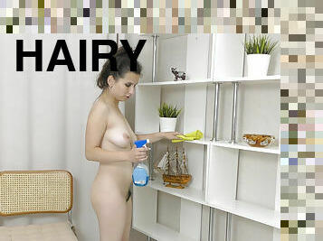Tais Mercedes Masturbates After Cleaning Chores