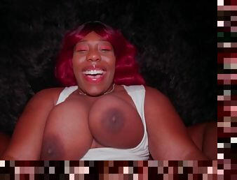 Curvy ghetto mom with fat mom and black monster tits in amateur POV hardcore