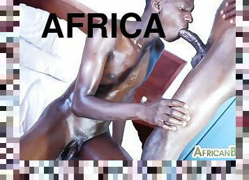Forbidden passionate african twink sex