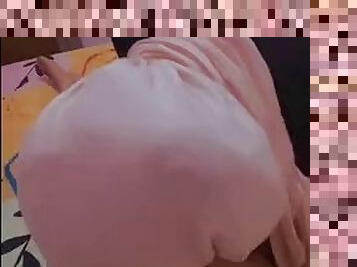 Blowjob and handjob are real jobs for women with hijab