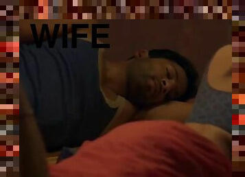 Wife fucked by husbands brother with loud moans