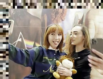 Two amateur college girls come for a fake photo shoot turns into porn casting for an erotic movie