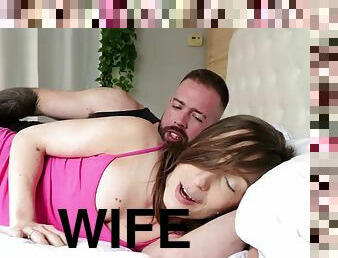 Stepdad accidentally mistakens stepdaughter as wife normally - but not this time - Creampied 4 TIMES