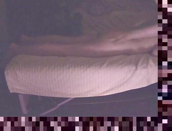 Wife oil massage