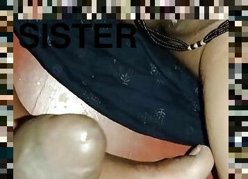 Sister-in-law fucked hard after tying Mangalsutra on the ground