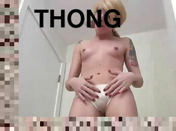 How do you like my tiny pink thong - JOI