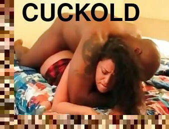 Cuckolds MILF wife fucked by BBC bull Real amateur