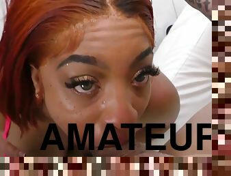 Interracial with amateur fat ass ebony mom - Bbw