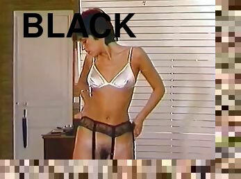 The Woman in Black Stockings