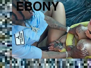 Bbc for kinky tattooed ebony mom Marie Luv - Marie luv ghetto black on black hardcore