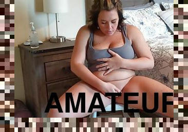 Solo Female Masturbation - Home From Work and Can't Wait to Cum!