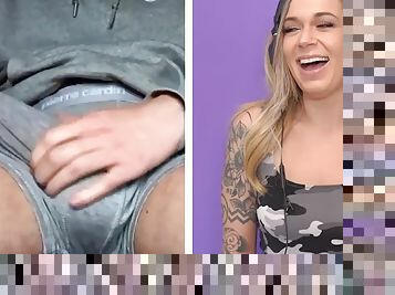Big Cock Solo Handjob Reaction - Rory Knox