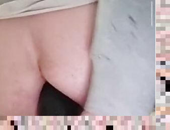 I like the cock in my ass, look how wide it is