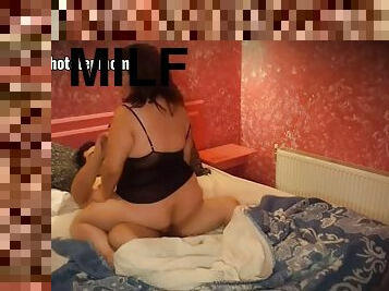 I dont believe it, I stayed at my friends house and his mom surprised me at night to fuck me hard