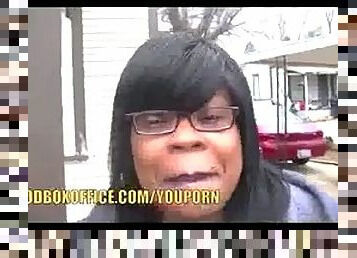 Hugh booty blick girl fuck in ghetto with monster dick