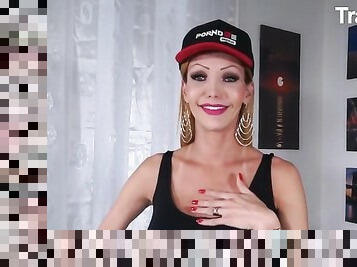 Rumpe, Shemale, Anal, Blowjob, Cumshot, Hardcore, Transeksuell, Brasil, Kåt, Rumpe (Butt)