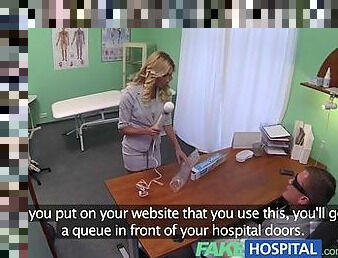 FakeHospital Sales rep caught on camera using pussy to sell hungover doctor