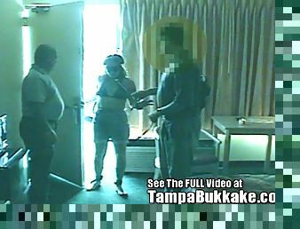 Slave girl blindfolded and abused