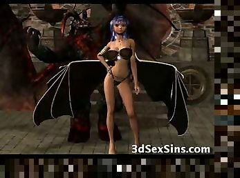 Demons Bang 3D Babes!