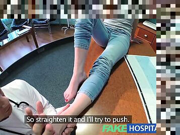 FakeHospital Petite redheads sexual skills makes doctor cum