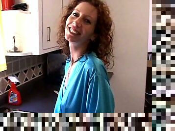 MILF Gets Fucked In Kitchen