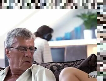 DADDY4K. Dad takes part in spontaneous sex with beauty Erica Black