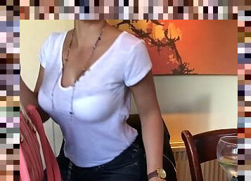 SLUT HOUSEWIFE FUCKS AND SUCKS LIKE A WHORE XXX