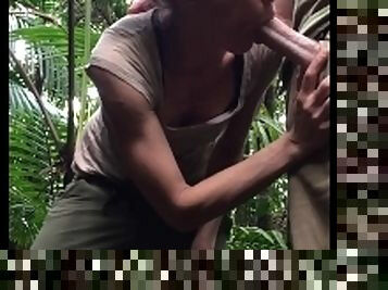 Risky Public Fuck In Tropical Rain Forest