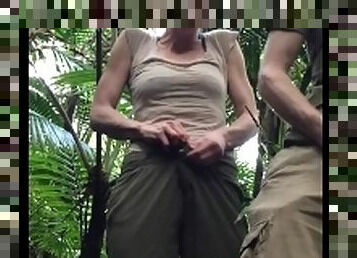 Risky Public Fuck In Tropical Rain Forest