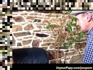 Voyeur papy looking anal sex