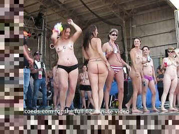 body biker rally contest at the abate of iowa biker rally