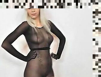 Nathaly nylon suit and mask