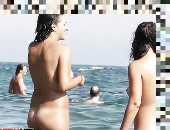 Nudist, Camera, Plaja, Voyeur