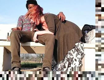 ? Anesthesia Rose Giving Head In Public Park.. Almost Caught! ?