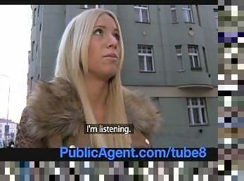 PublicAgent Kaira stunning blonde in tight jeans fucked by big cock