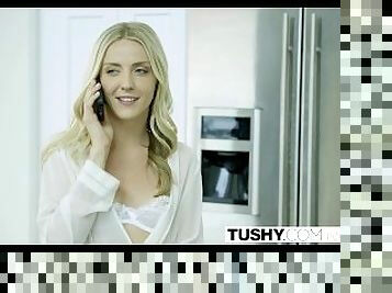 TUSHY Bosses Wife Karla Kush First Time Anal With the Office Assistant