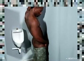 Next Door Ebony Thick Black Cock In Gloryhole